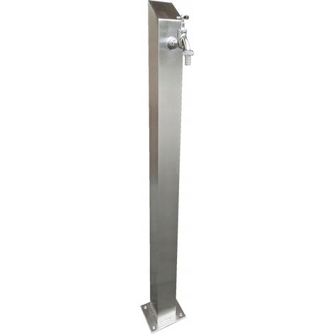Rubinetto da giardino da 1/2", 115 cm, per colonna idrante con raccordo laterale da 1/2". (1/5)