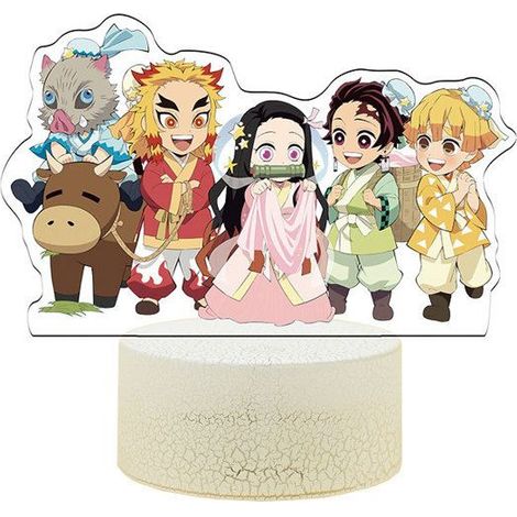 KLVGTIFS PU - Lampe Manga Animé  Déco Gamer, Idée Cadeau Anime, Objet Gaming, Cadeau Geek, Lampe de Chevet Manga Cadeau de Noël-Style 8 (1/5)