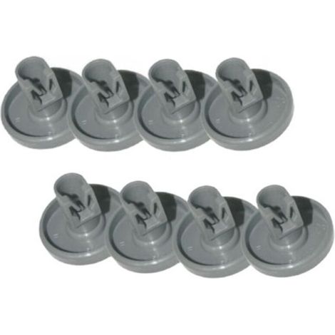 Poulies de roue de lave-vaisselle 8 pièces, diamètre 40 mm, pièces de rechange de haute qualité et durables, adaptées à Siemens, Bosch, Beko, Neff (1/4)