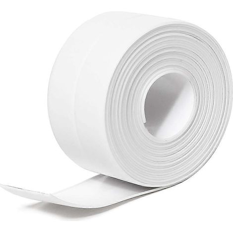 Bande de calfeutrage blanche étanche de 3,8 cm x 3,2 m (1/4)
