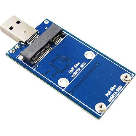 Boîtier pour disque dur MSATA vers USB 3.0, adaptateur MSATA USB (1/5)