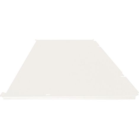 Sous-face pour cache en aluminium ivoire taille XS - DECOCLIM-23AXS1015-SSF