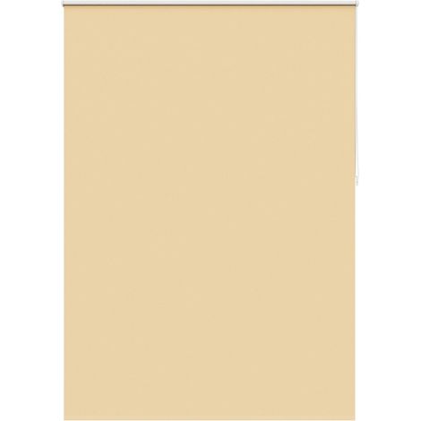 Tenda a rullo Tenda avvolgibile oscurante 144,4x230 cm Tessuto Larghezza 140 cm beige (1/4)