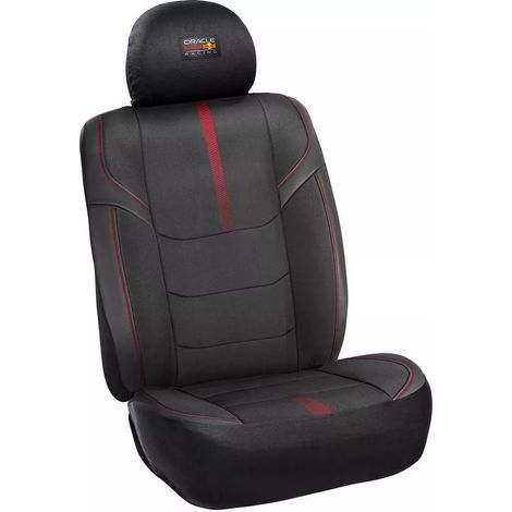 coprisedile auto redbull "powerbar ii" nero e rosso
