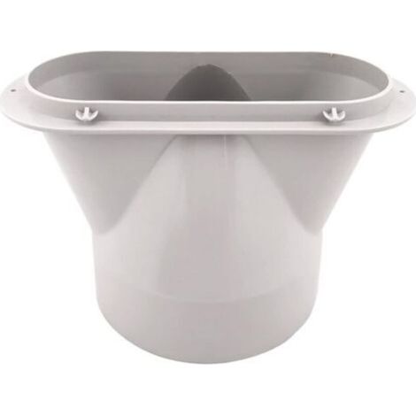 ALLIANDISAdaptateur d'interface de conduit d'évacuation pour climatiseur, connecteur de conduit pour climatiseur de fenêtre, diamètre 13 cm (1/4)
