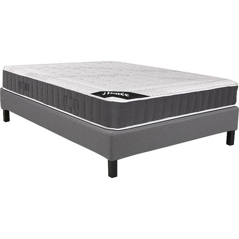 Set rete deco nel kit + materasso molle insacchettate memory sp. 27 cm 160 x 200 cm - ATLANTIDE di YSMÉE (1/5)