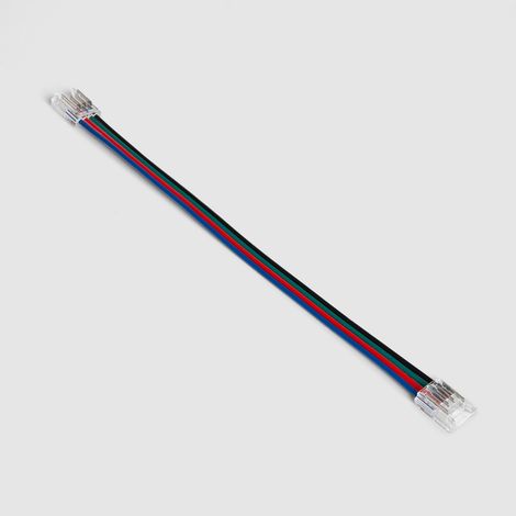 Conector para Tira LED 24V RGB SMD Ancho 8mm IP20 Doble con Cable 8 mm