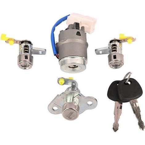 Barillet de serrure de contact + serrure de porte pour ACCENT 2006-2011 81905-1E000 81920-1EA00 (1/5)