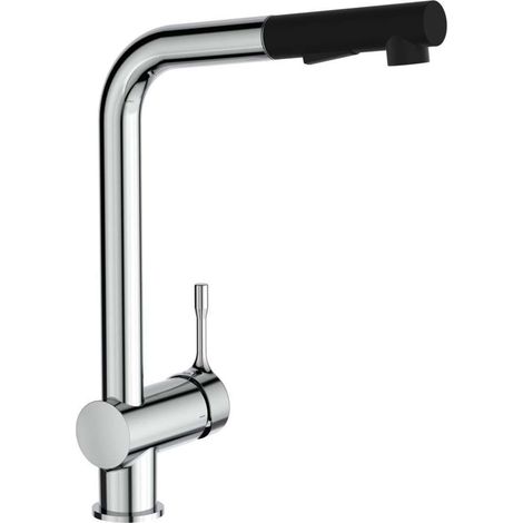 Ideal Standard Ceralook - Spültischarmatur mit ausziehbarer Geschirrbrause, BlueStart, chrom BC178AA (1/4)