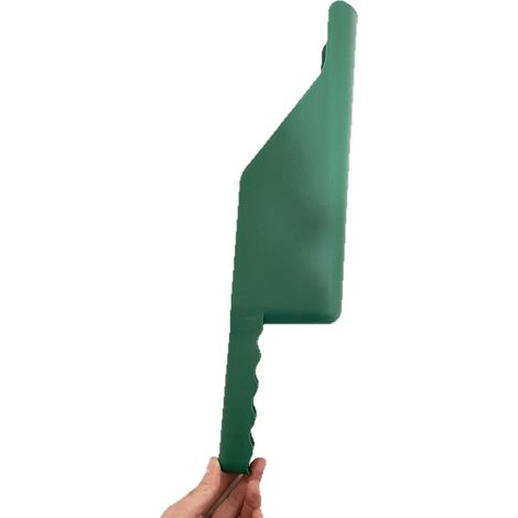 Pelle à feuilles de jardin en plastique, pelle de nettoyage de gouttières grande capacité, outil de jardinage pour le nettoyage des débris des canaux d'évacuation des eaux pluviales.
