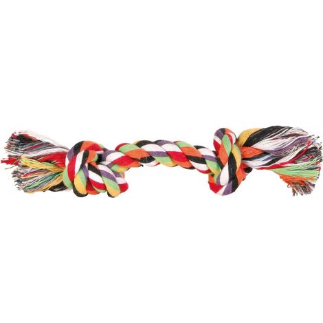 Trixie Baumwollseil-Zerrspielzeug für Hunde, 15 cm, 1 Stück