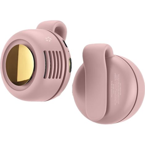 Mini ventilateur - Ventilateur - Ventilateur USB - Ventilateur de cou - Ventilateur rechargeable - Ventilateur sans pale rotatif à 360° - Ventilateur sans pale - Ventilateur extérieur - Rose (1/5)