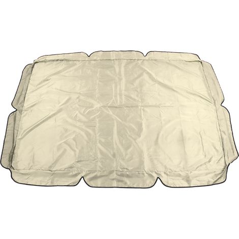 Toile de rechange pour balancelle d'extérieur, imperméable et résistante aux UV, beige, pour chaise de jardin ou de terrasse (1/5)
