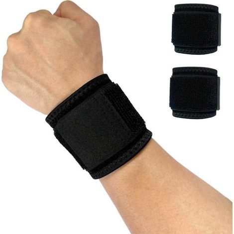 Attelles de poignet - Lot de 2 - Soutien du poignet - Soulage la douleur - Protection multisports (1/5)