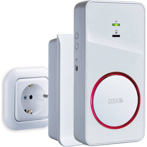 m-e modern-electronics 41151 Suoneria senza fili Ricevitore Illuminato