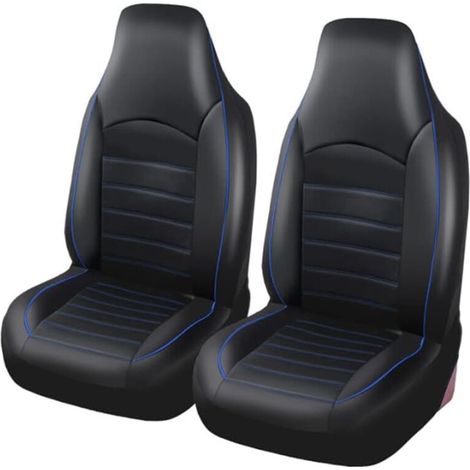 Coprisedili anteriori universali classici per auto, coprisedili per auto, coprisedili anteriori per auto, blu