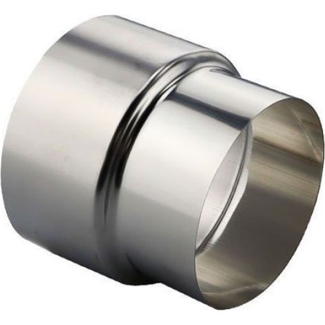 Réducteur De Tuyau Cheminée - Acier Inoxydable - Ø80 mm À Ø60 mm - Pour Poêle À Bois Et Conduits Double Paroi - 1 Pièce (1/3)