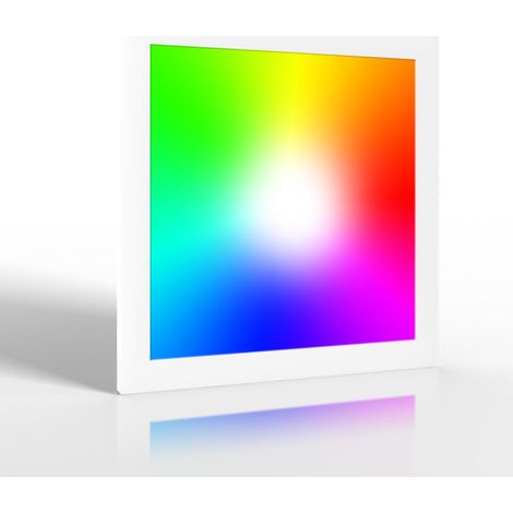 RGB+CCT LED Panel Pro 30x30cm 18W 24V Rahmen weiß (1/5)