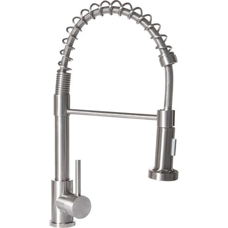 Küchenarmatur mit flexiblem Auslauf MAIHUE Silber