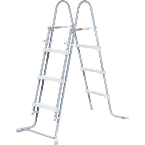 Sicherheitsleiter Höhe 107 cm 2x4 Stufen (1/2)