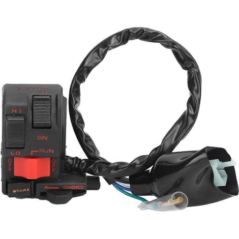 Interruptor de manillar con luz, control de luces altas y bajas, arranque y parada del motor, repuesto para Honda ATC250 250SX 1985-1987