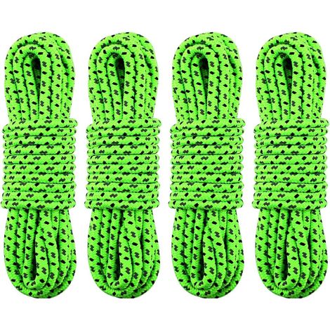 4 Pièces 5m Corde de Tente, Cordon Réfléchissant pour Le Camping (4 mm) (1/5)