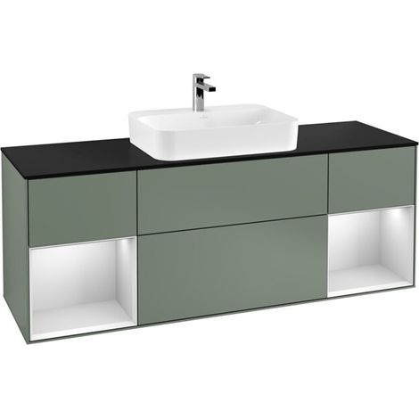 Villeroy & Boch F452MTGM meuble sous-lavabo Finion F45 (1/2)