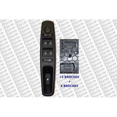 Contacteur lève-vitre avant gauche compatible Chevrolet, Renault