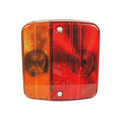 Feu stop / feu arrière à 4 fonctions pour remorques, camions, caravanes, plateaux, 12 V, avec ampoules à incandescence.
