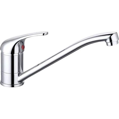 Nuie Jorim Kitchen Sink Mixer Tap Single Lever Handle - Chrome (1/2)