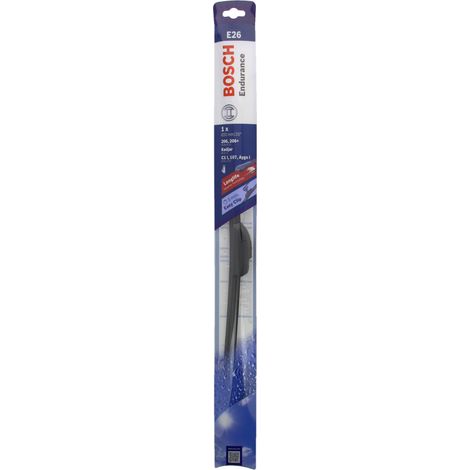 Bosch – Essuie-glace ultra plat AERO – Montage facile – Pression homogène pour essuyage parfait – Spoiler intégré pour aérodynamisme