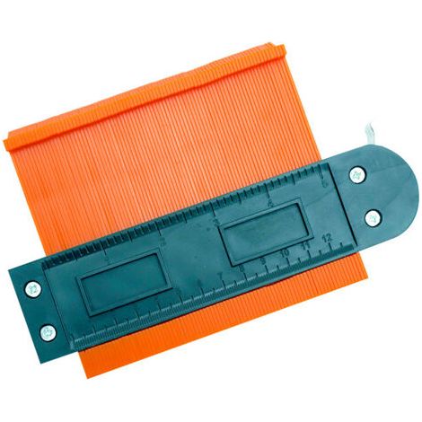 BUNTHAUS Serrure de ceinture en plastique élargissant l'outil de jauge de contour irrégulier de jauge d'imitation, preneur de ligne de dessin de menuiserie (1/4)