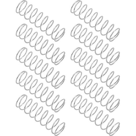 Ressorts de Compression de Rechange pour Sécateurs de Jardin 20 Pcs Métal Solide Ressorts Cylindriques 130 Adaptés pour Entretien et Remplacement Accessoires Essentiels pour (1/5)