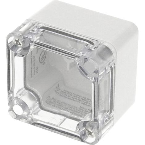 Hammond Electronics 1554A2GYCL Universal-Gehäuse 52 x 50 x 40 Polycarbonat Grau 1 St. (1/2)