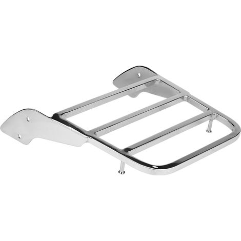 Porte-bagages arrière barre de dosseret moto pour Honda Shadow VT750 C2 1997-2003 chromé argent (1/5)
