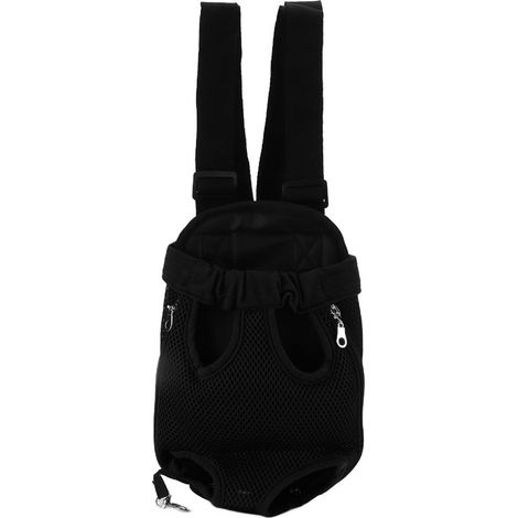 Akozon Sac à Dos de Poitrine pour Animaux de Compagnie, Porte-Chien Avant Portable et Respirant pour la Randonnée, Les Voyages, Les Aventures en Vélo et en Moto (S) (1/5)