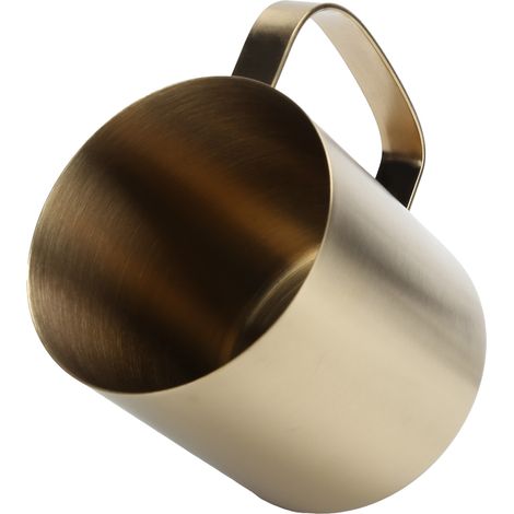 Mug de bureau/bière portable en acier inoxydable, tasse à café/eau de 480 ml, couleur or (1/5)