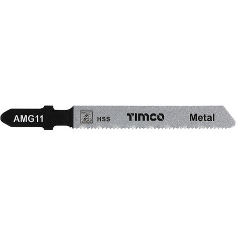 TIMCO Jigsaw Blades Metal Cutting HSS Blades - T118A