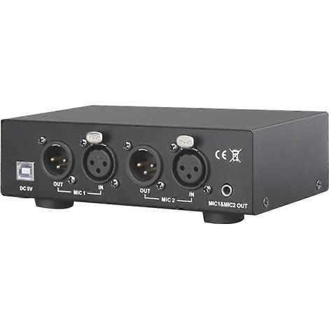 Duales USB-48V-Phantomspeisungsnetzteil mit gemischtem Ausgang für Kondensatormikrofone und Musikaufnahmegeräte (1/5)
