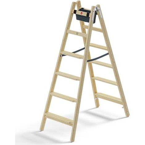 Hailo Holzleiter Master H80 2x6 Stufen