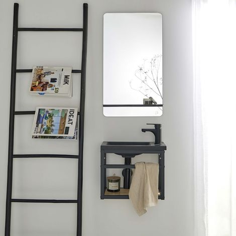 Set lavabo + specchio + rubinetto SAO