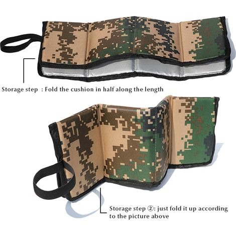 Coussin de siège pliable imperméable pour camping et randonnée