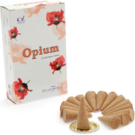 Cônes d'encens opium- Vendu par 1 (1/3)