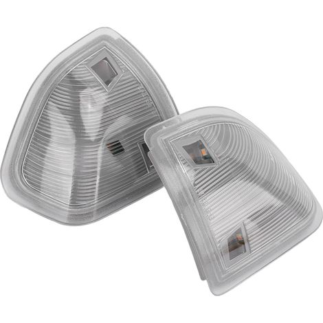 LED-Blinker, integriert in die Außenspiegel, links und rechts, Teilenummern 68302828AA und 68302829AA, kompatibel mit Dodge Ram 1500 Pickup-Trucks (2011-2017), klarweiß. (1/5)