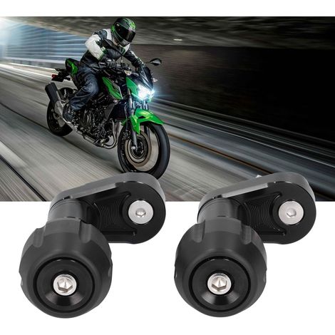 Motorrad-Stoßdämpfer, kompatibel mit Kawasaki Ninja 400 (schwarz). (1/5)