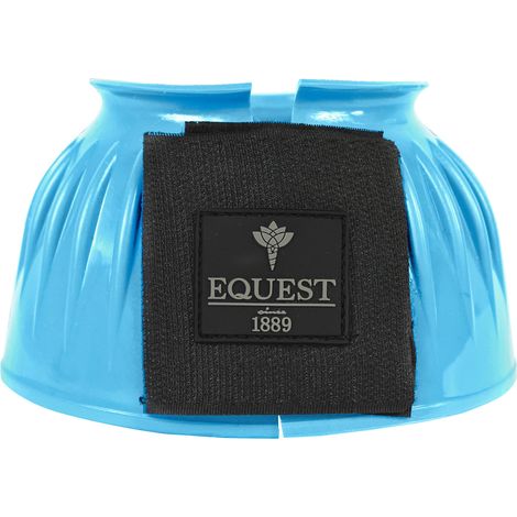 EQuest Gummi Springglocke Color Catch für Pferde, 2er Set - Aqua, XL Warmblut Extra