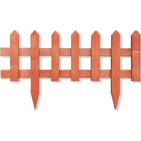 20 x C BORDURA DA GIARDINO IN LEGNO 60X1X35CM