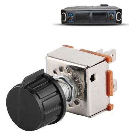 Interrupteur universel de ventilateur AC, 3 vitesses, contrôle du Volume de la climatisation, rotatif avec bouton en plastique (1/5)