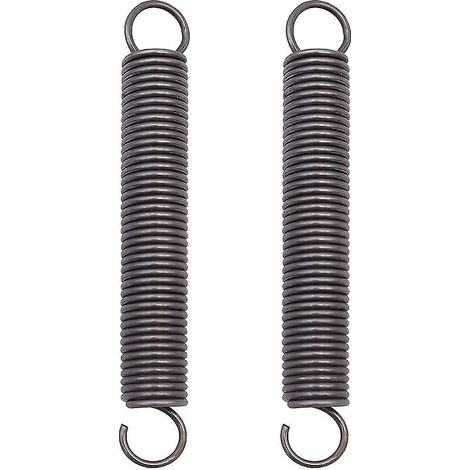 Stück Stahlfeder, kompatibel mit Zugfedern, kompatibel mit längenverkürzenden Federn, Doppelhakenfeder – 2 x 18 x 150 mm (1/5)
