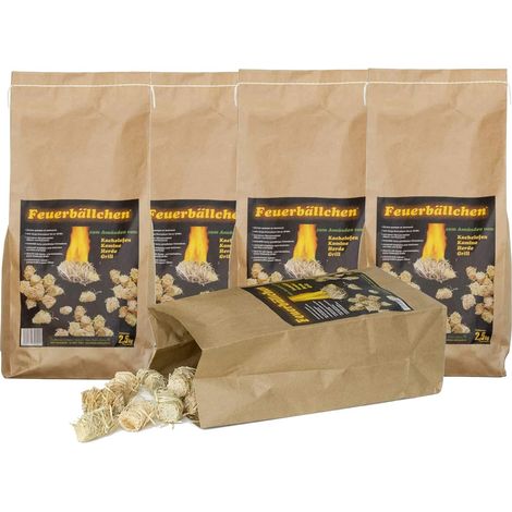 Raiffeisenwaren Feuerbällchen Anzünder, Inhalt 12,5 kg, Brenndauer 10 min (1/3)